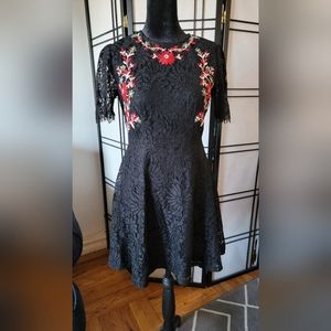 Forever 21 Women's Black Lace Dress